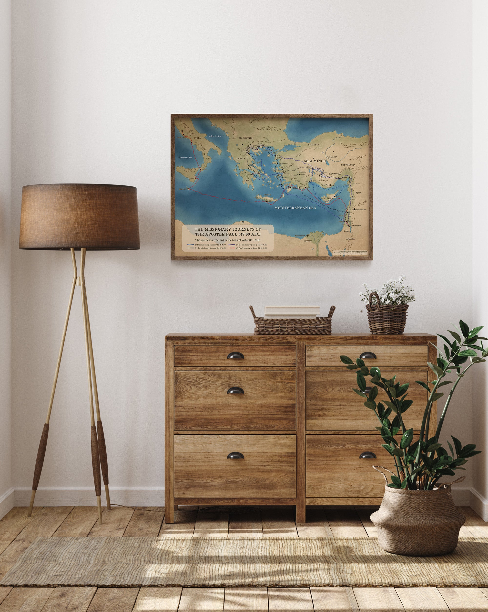 Missionary Journeys of Apostle Paul 48-60 AD