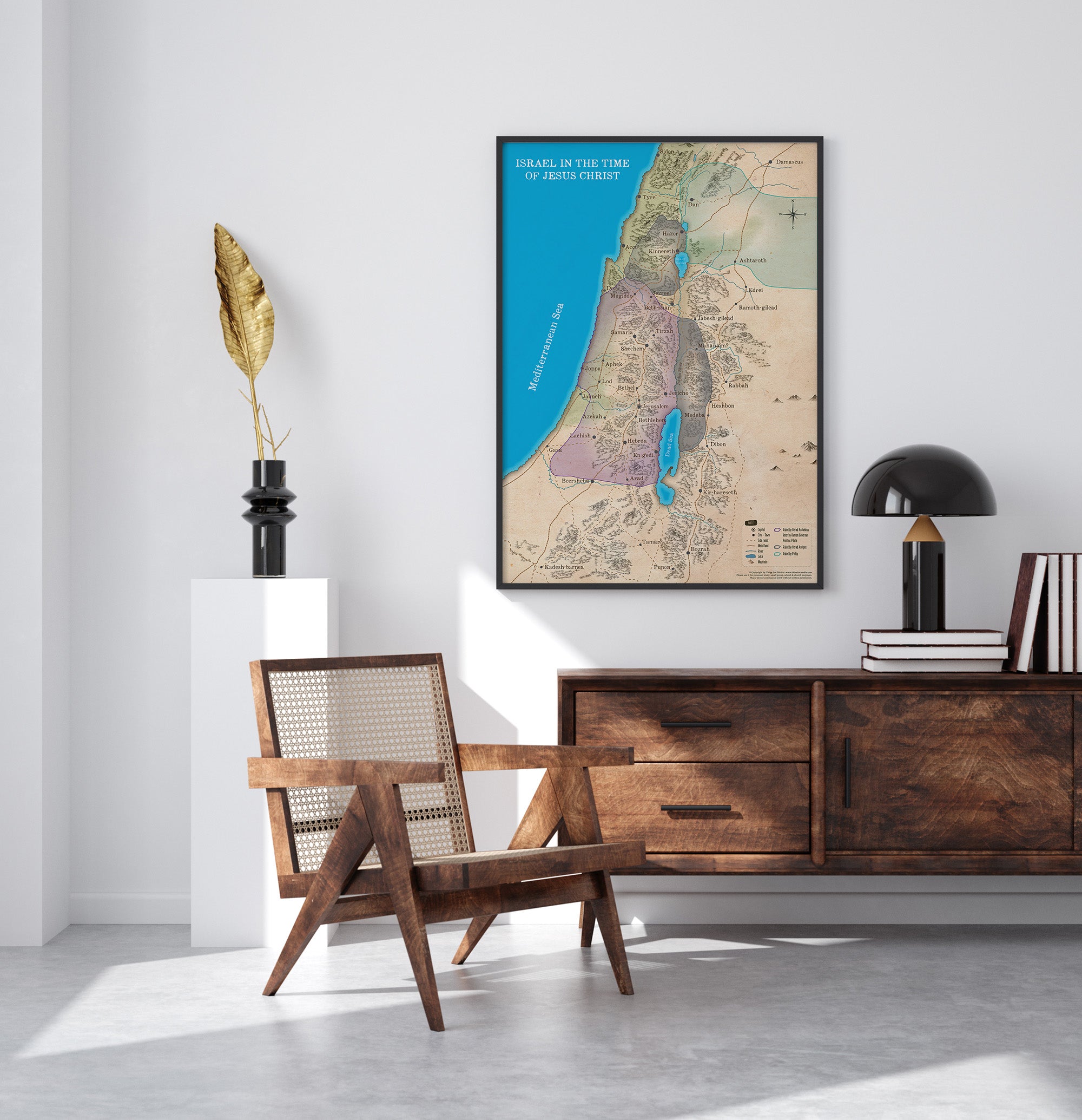 Map of Israel in the Time of Jesus
