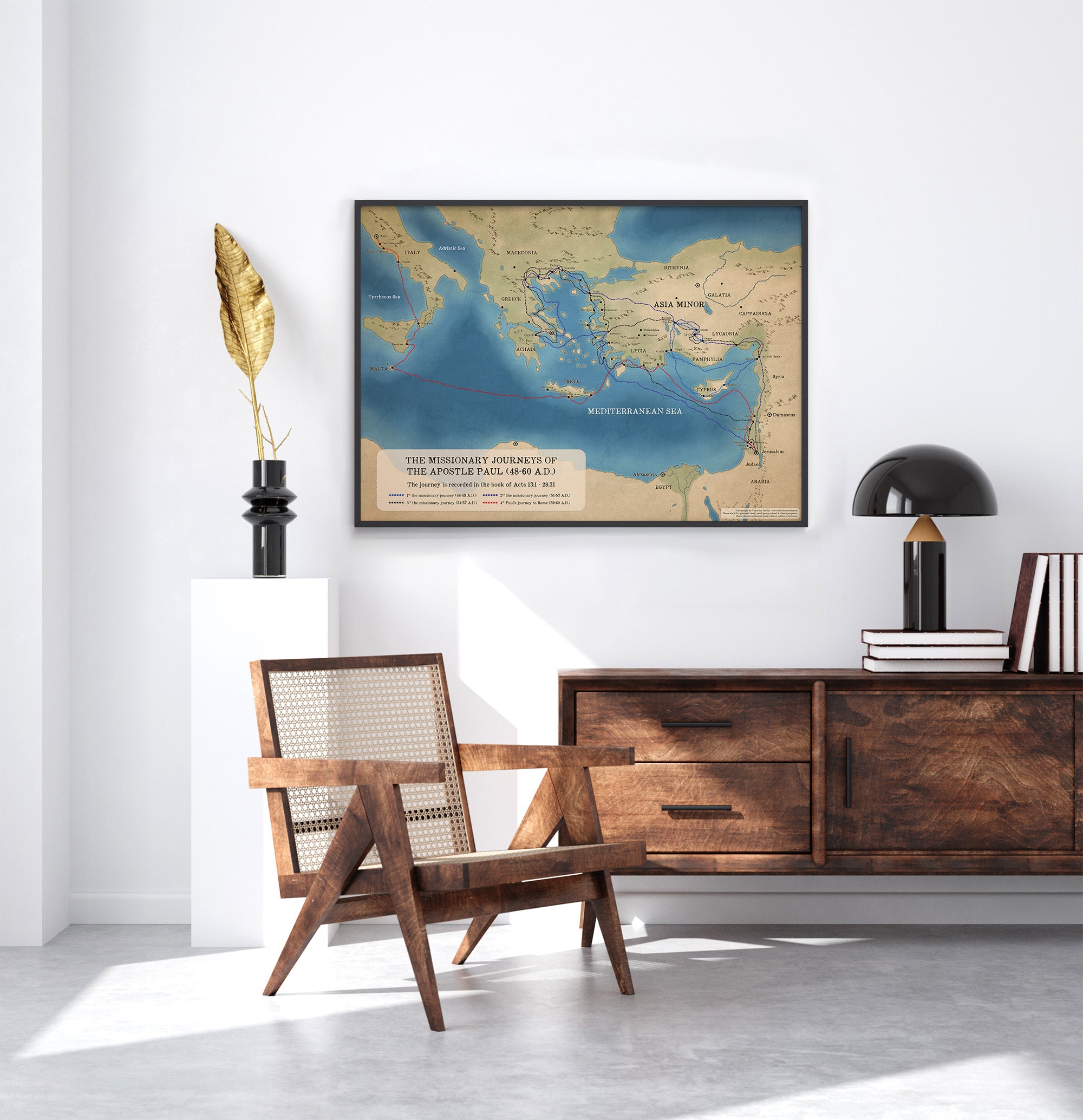 Missionary Journeys of Apostle Paul 48-60 AD