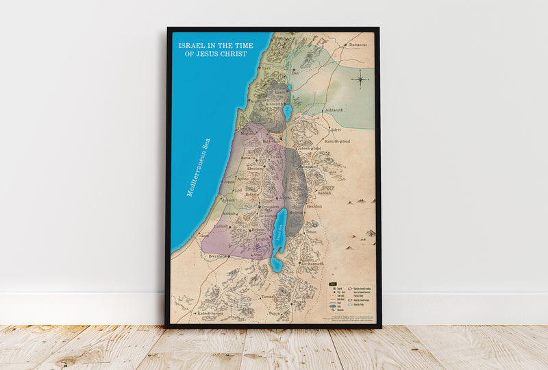 Map of Israel in the Time of Jesus