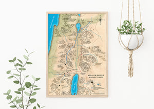 Absalom’s Rebellion Against David Map