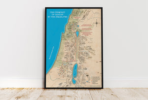 The Conquest of Canaan Map