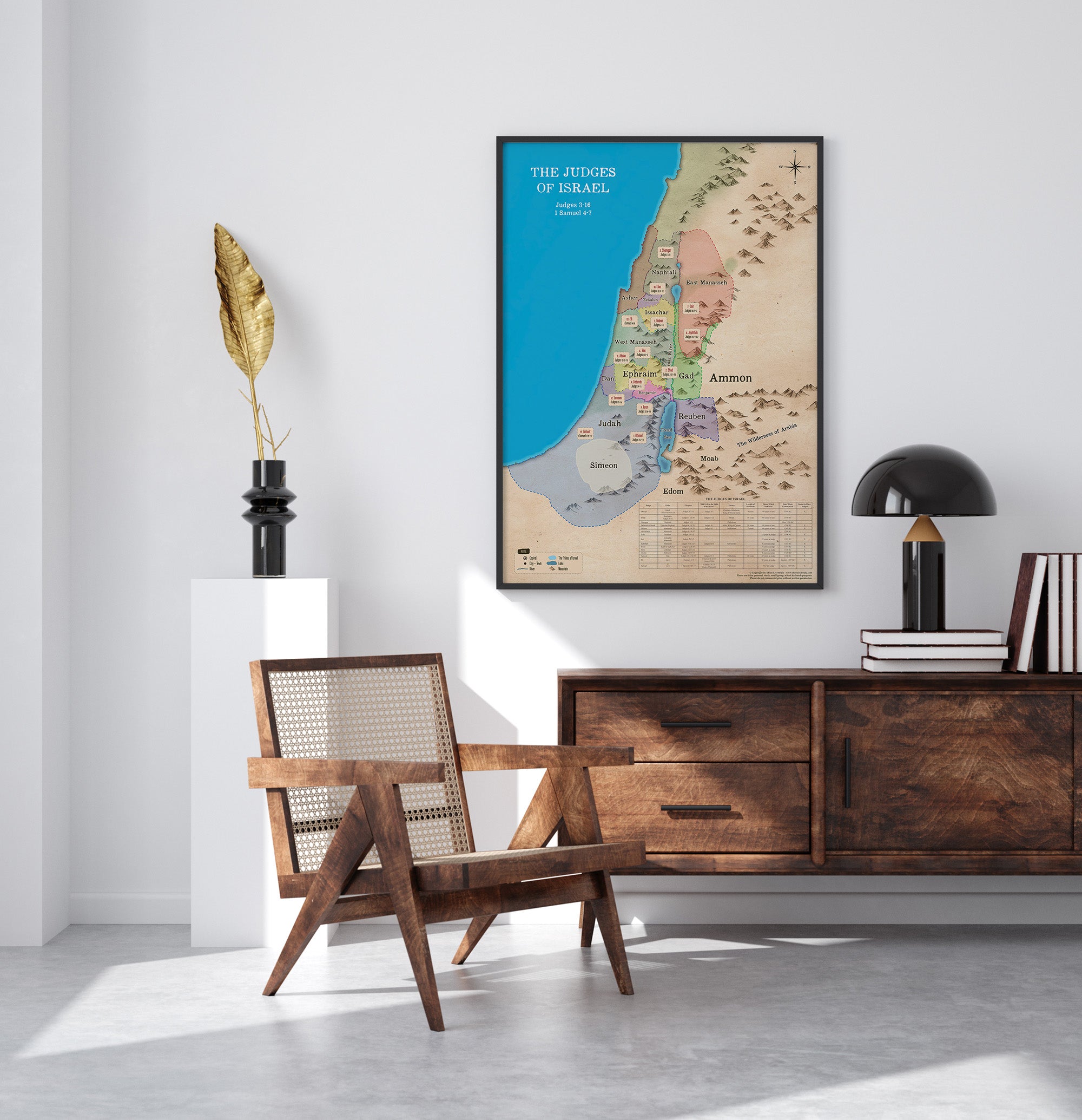 The Judges of Israel Map