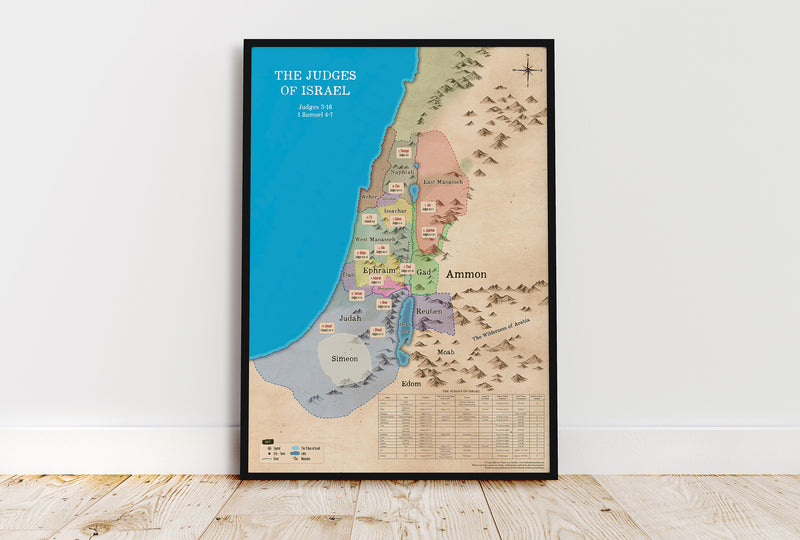 The Judges of Israel Map